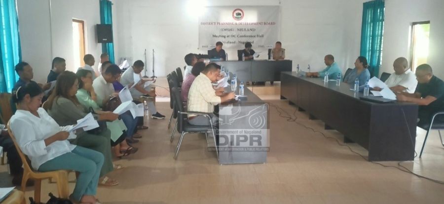 Niuland District Planning & Development Board meeting held 26 at the DC Conference Hall in Niuland on September. (DIPR Photo)